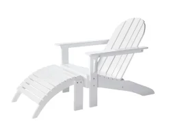 Adirondack Solstol | Vit Mahogny