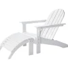 Adirondack Solstol | Vit Mahogny