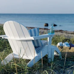 Adirondack Solstol | Vit Mahogny