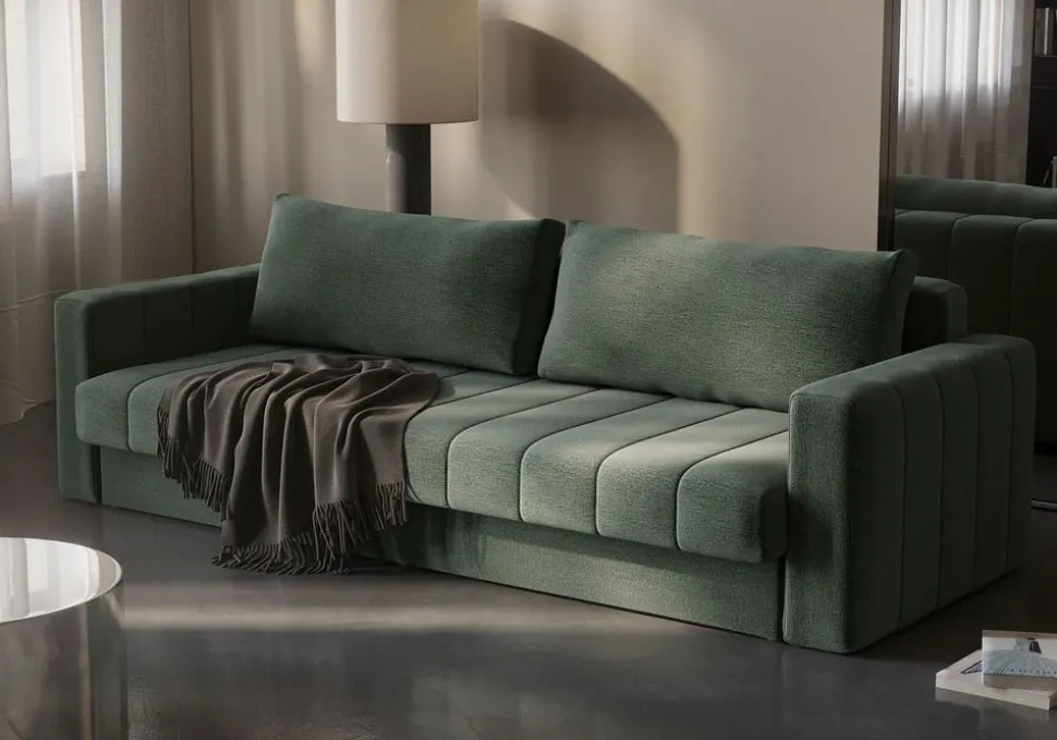 Akello Bäddsoffa Armstöd | 281 Avella Pine Green