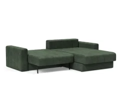 Akello Bäddsoffa Divan | Armstöd | 281 Avella Pine Green
