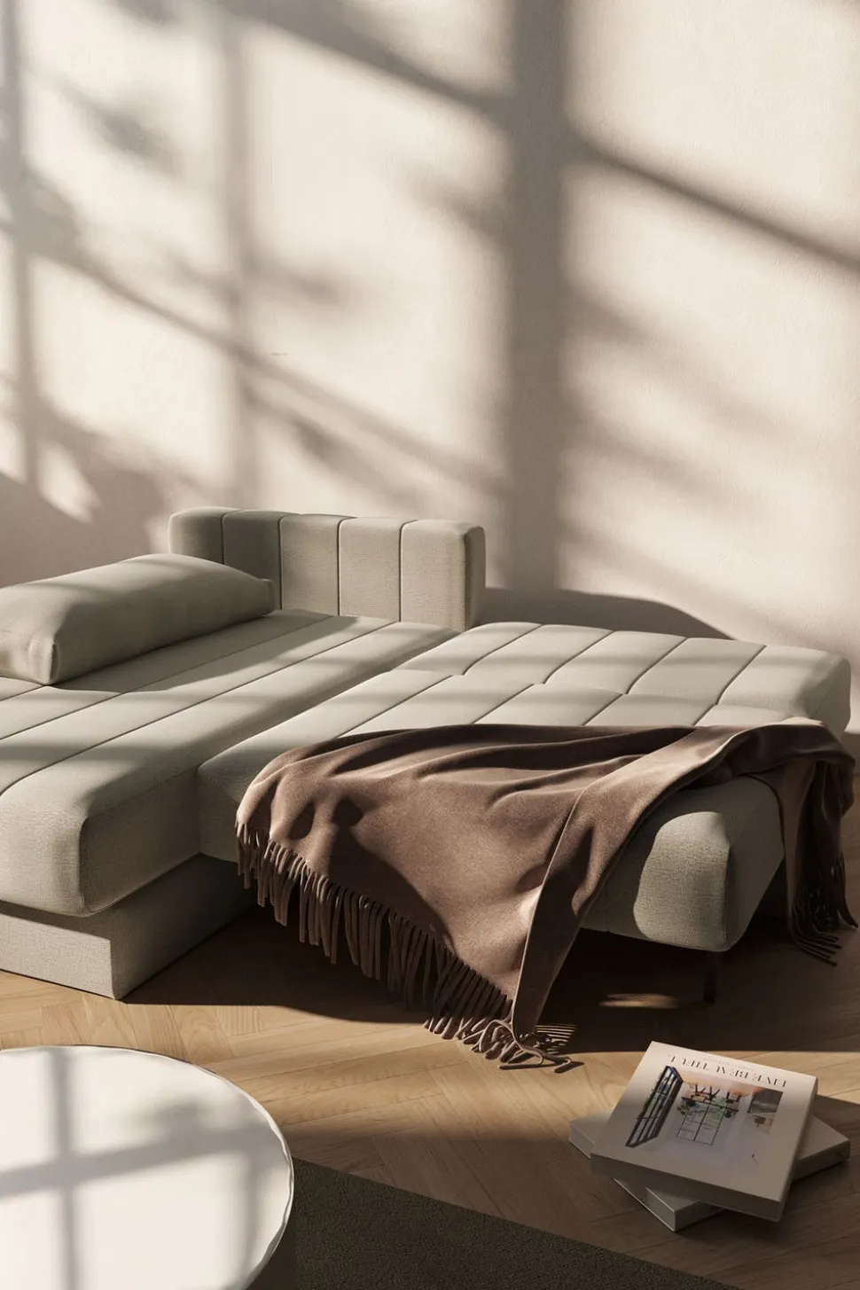 Akello Bäddsoffa Divan | 280 Avella Sand