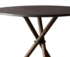 Aldric Cafébord Runt Ø80 | Dark Concrete