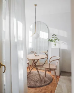 Aldric Cafébord Runt Ø80 | Ljus Ek