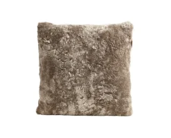 Alice fårskinnskudde 50x50 Stone