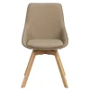 Alison Stol | Beige Läder | Ekben