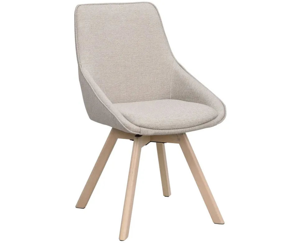 Alison Stol | Beige Tyg | Vitpigm. Ekben