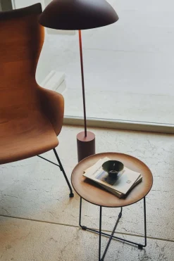 Al Wood Sidobord | Ask Light wood | Chrome leg