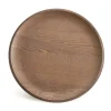 Al Wood Sidobord | Fanér Dark wood | Chrome leg