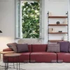 Al Wood Sidobord | Fanér Light wood | Chrome leg