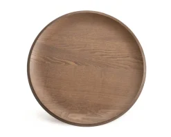 Al Wood Sidobord | Fanér Light wood | Chrome leg