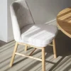 Amesbury Stol | Ljusbeige / Ek