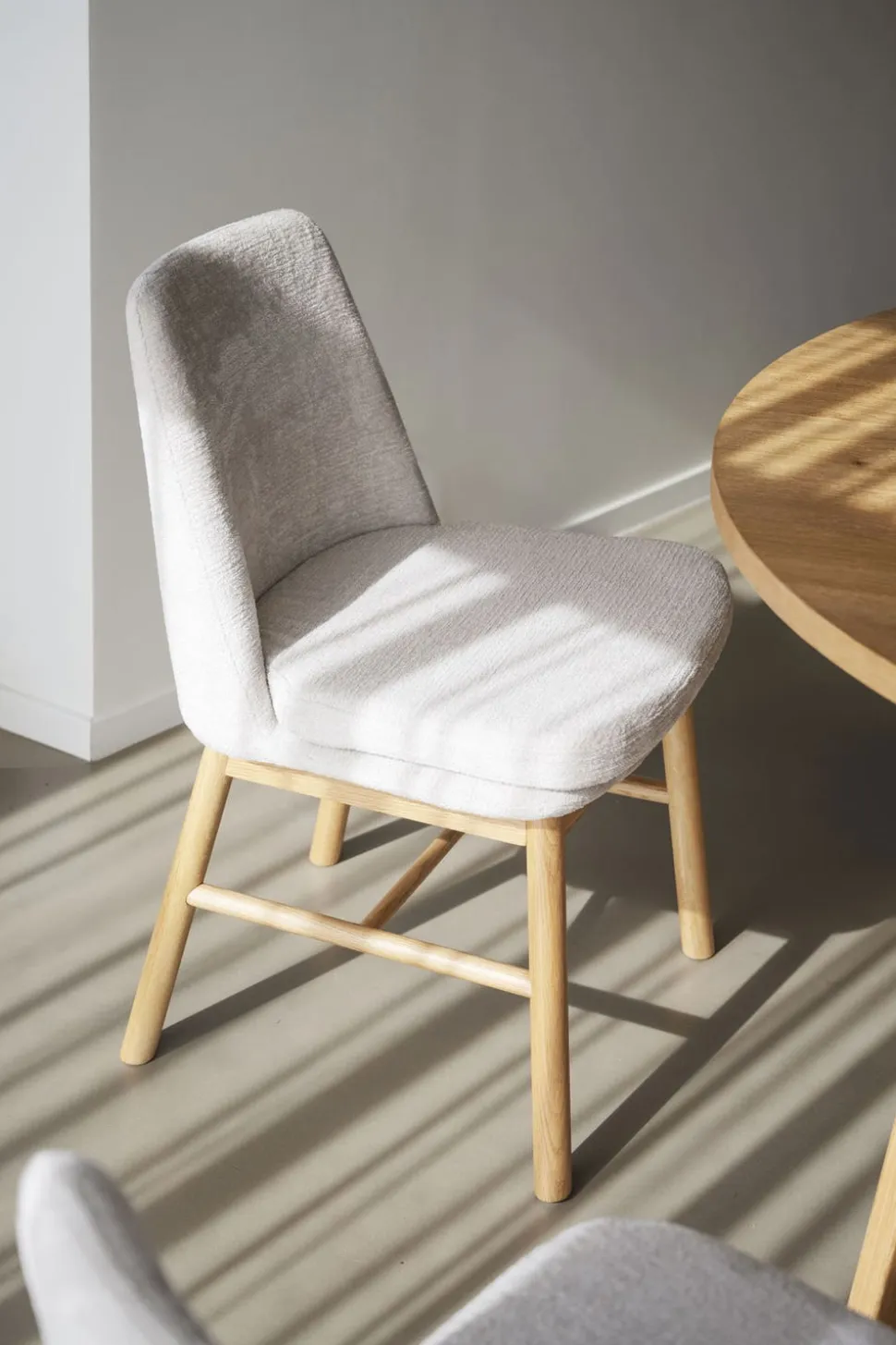 Amesbury Stol | Ljusbeige / Ek