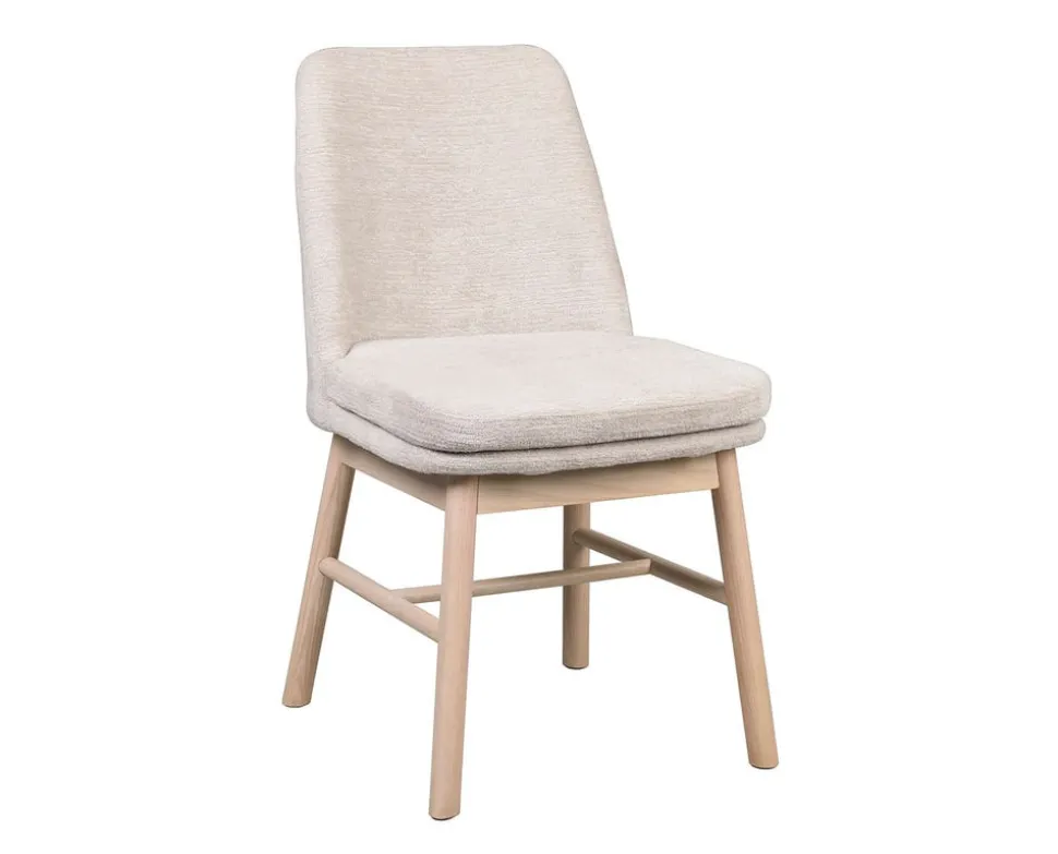 Amesbury Stol | Ljusbeige / Vitpigm.
