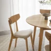 Ami Stol | Mattlackad Ek, Grå/Beige