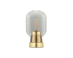 Amp Bordslampa Mässing / Rök