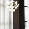 Amp Ljuskrona Vit / Vit | Stor