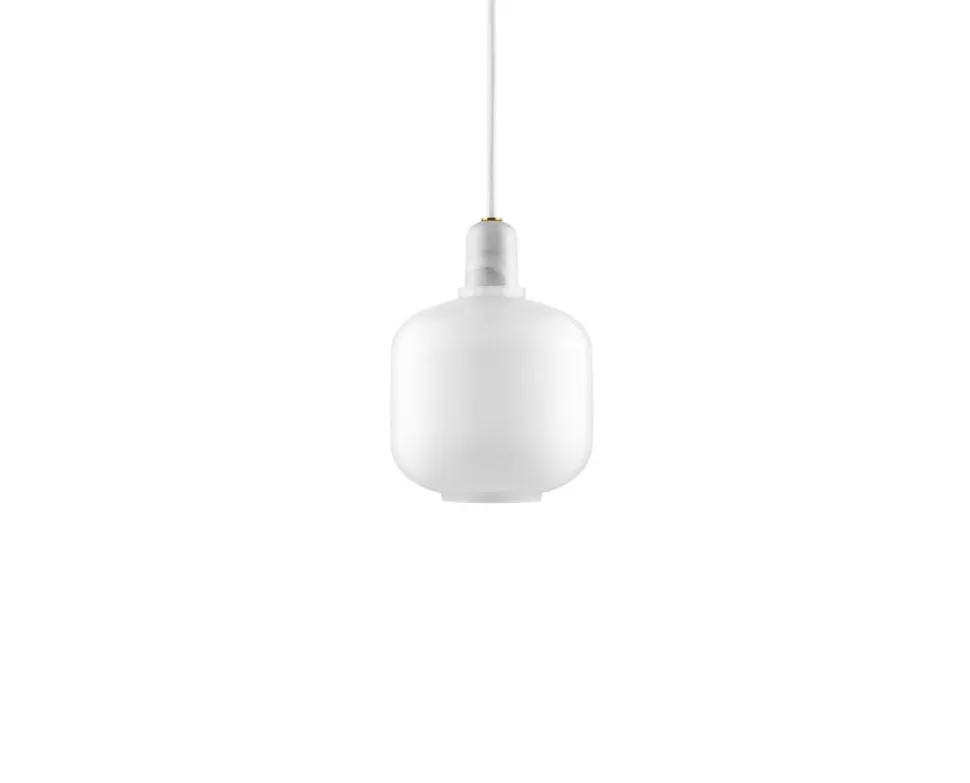 Amp Pendel Vit / Vit | Liten