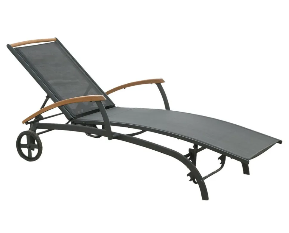 Andy Vilsäng | Svart / Teak