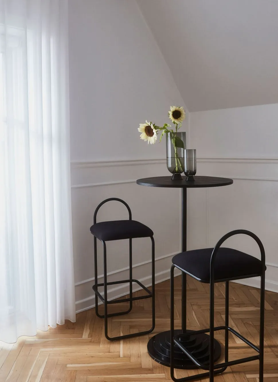 Angui Barstol SH83 | Antracite Bouclé