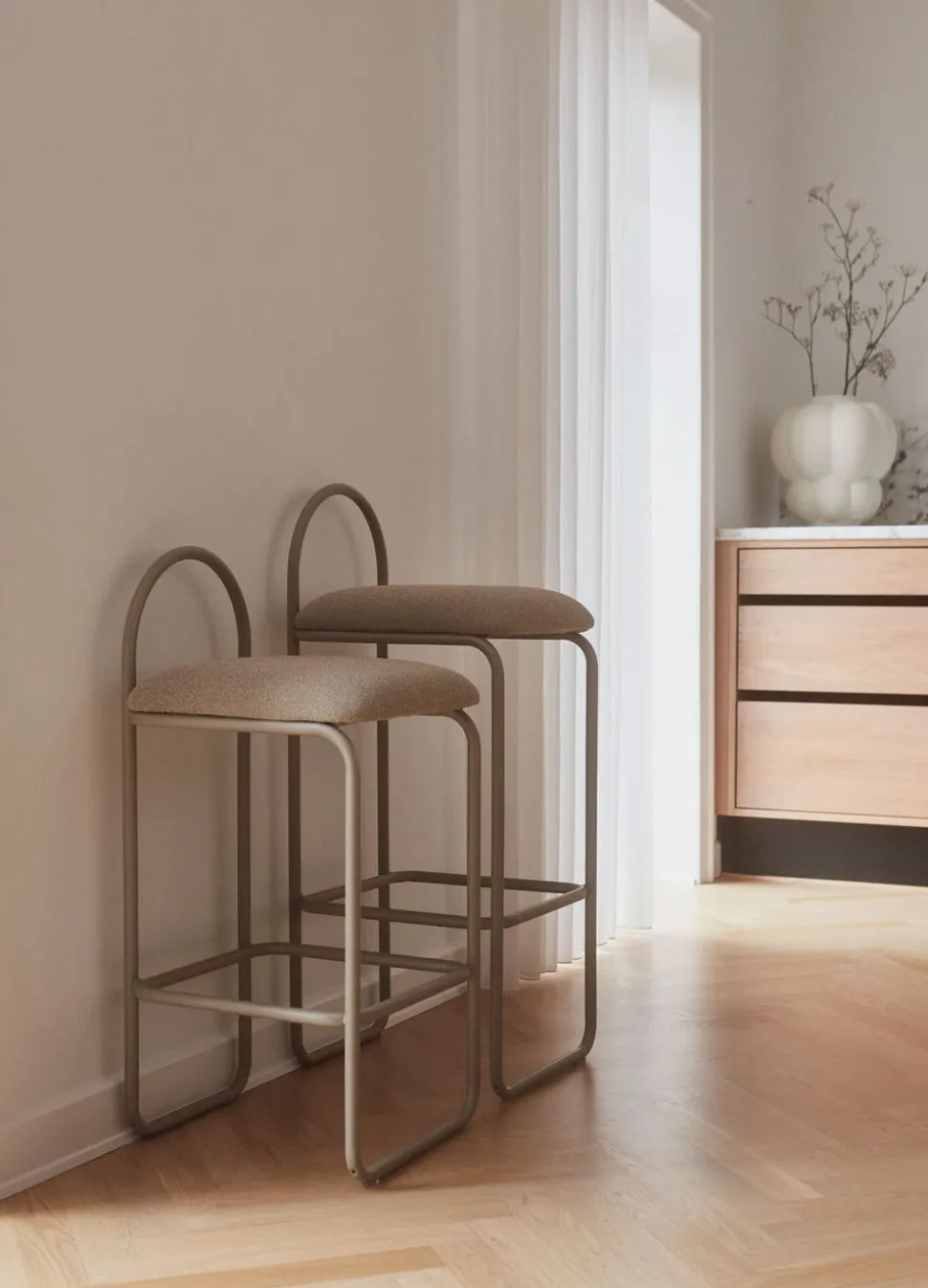 Angui Barstol SH93 | Taupe Bouclé