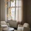 Anoli 3 Ljuskrona | Nordic Gold/Opal