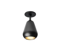 Anoli Spot Recessed Vägg-/Takspot | Black/Black