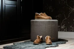 Anton Fårskinnstofflor Cognac | Storlek 40
