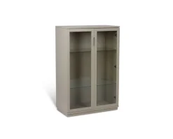 AOKO Skåp Glasdörrar | Beige
