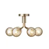 Apiales 6 Ceiling Taklampa | Brushed Brass/Optic Gold