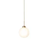 Apiales 1 Pendel Large | Brushed Brass/Opal