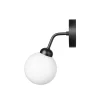 Apiales Vägglampa | Satin Black/Opal