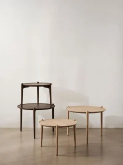 Aria Soffbord Ø60 | Mörk Ek