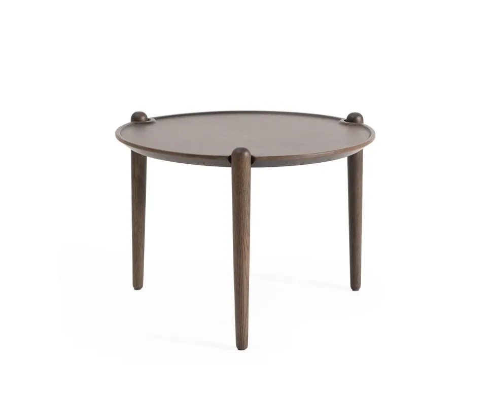 Aria Soffbord Ø50 | Mörk Ek
