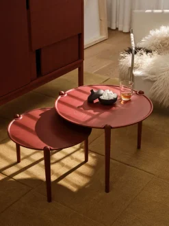Aria Soffbord Ø60 | Röd