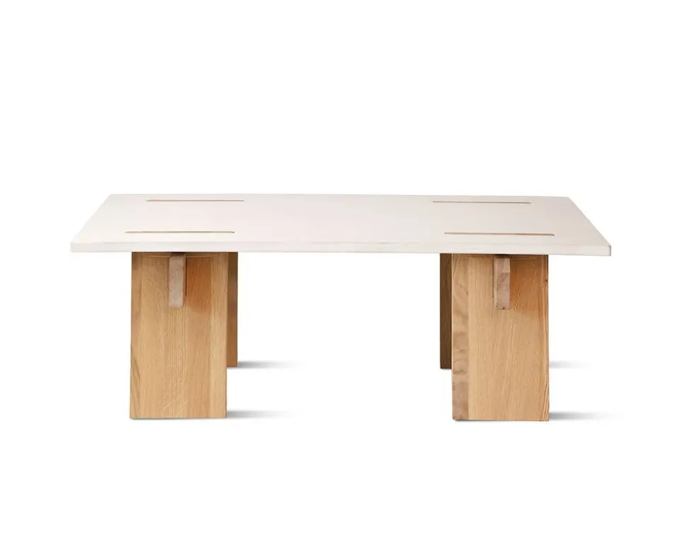 Arnold Soffbord | Ljus Betong/Ljus Ek