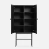 Array Highboard 80 | Svart