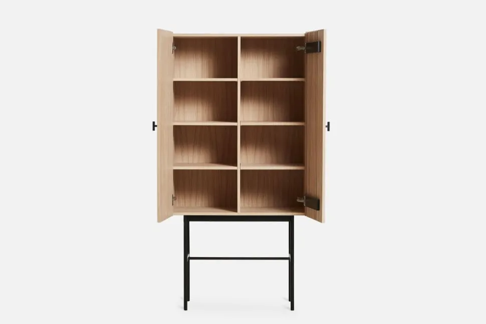Array Highboard 80 | Vitpigmenterad