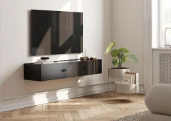 Array Vägghängt Sideboard | Svart