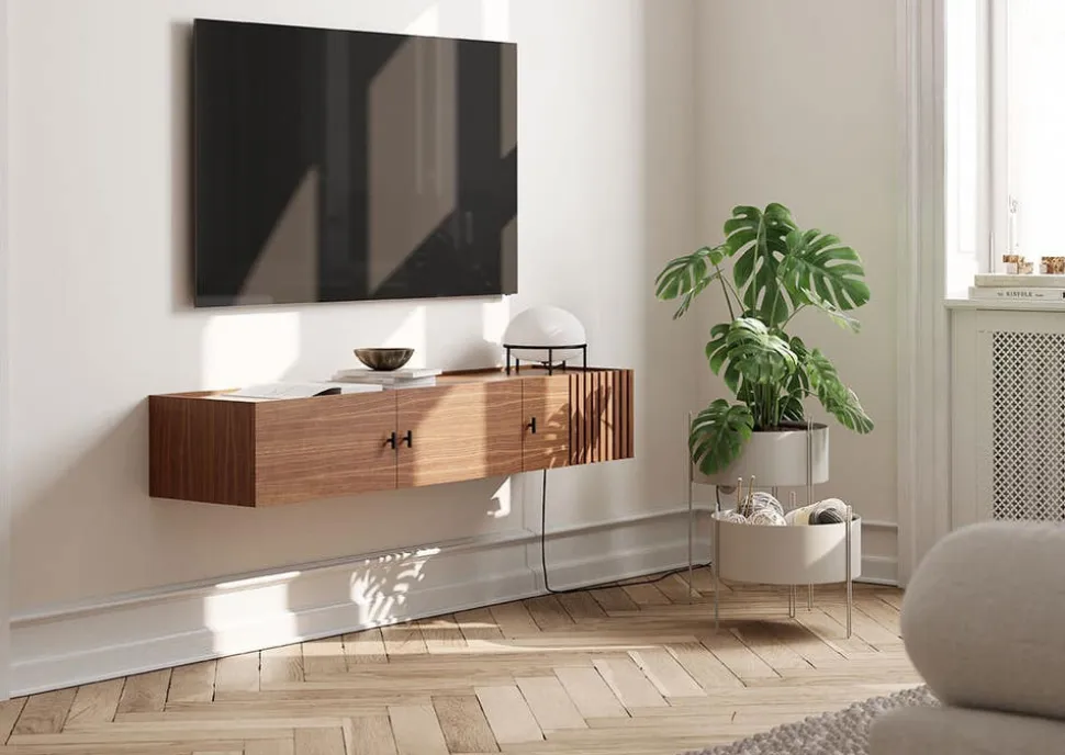 Array Vägghängt Sideboard | Valnöt