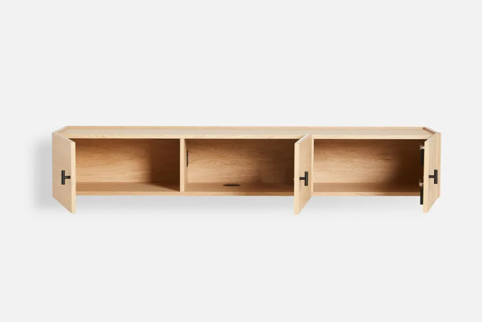 Array Vägghängt Sideboard | Vitpigmenterad
