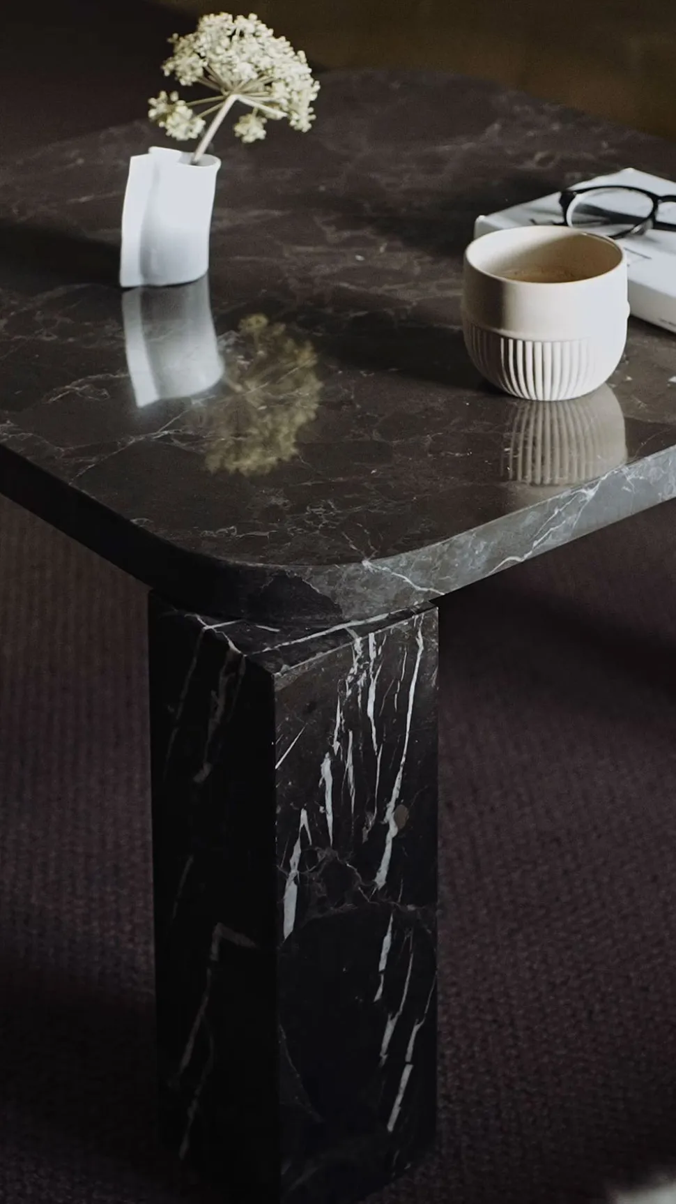 Atlas Soffbord | Costa Black 82x82
