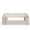 Atlas Soffbord | Unfilled Travertine 82x82