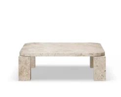 Atlas Soffbord | Unfilled Travertine 82x82