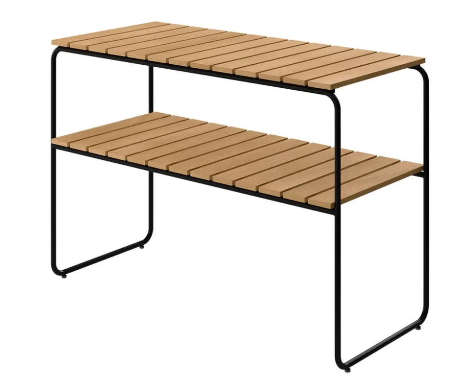 Avlastningsbord L105 | Oljad Ek, Svart