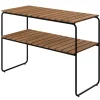 Avlastningsbord L105 | Teak, Svart