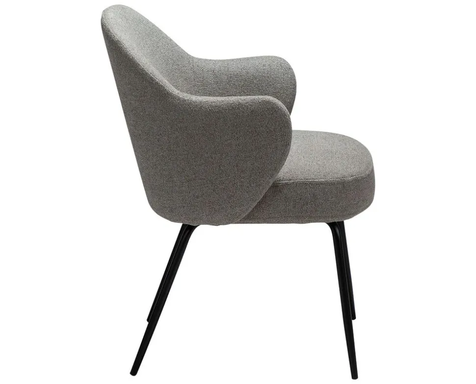Bae Stol | Pebble Earth Bouclé | Svart