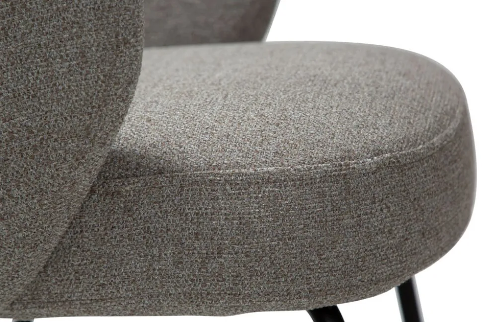 Bae Stol | Pebble Earth Bouclé | Svart