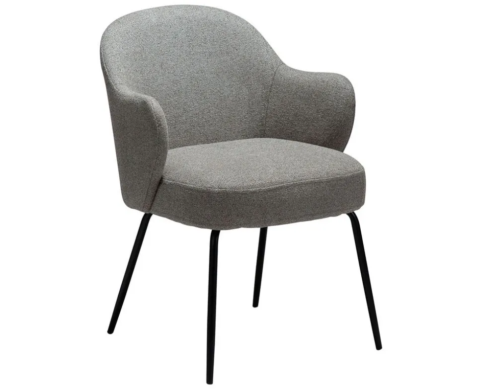 Bae Stol | Pebble Earth Bouclé | Svart