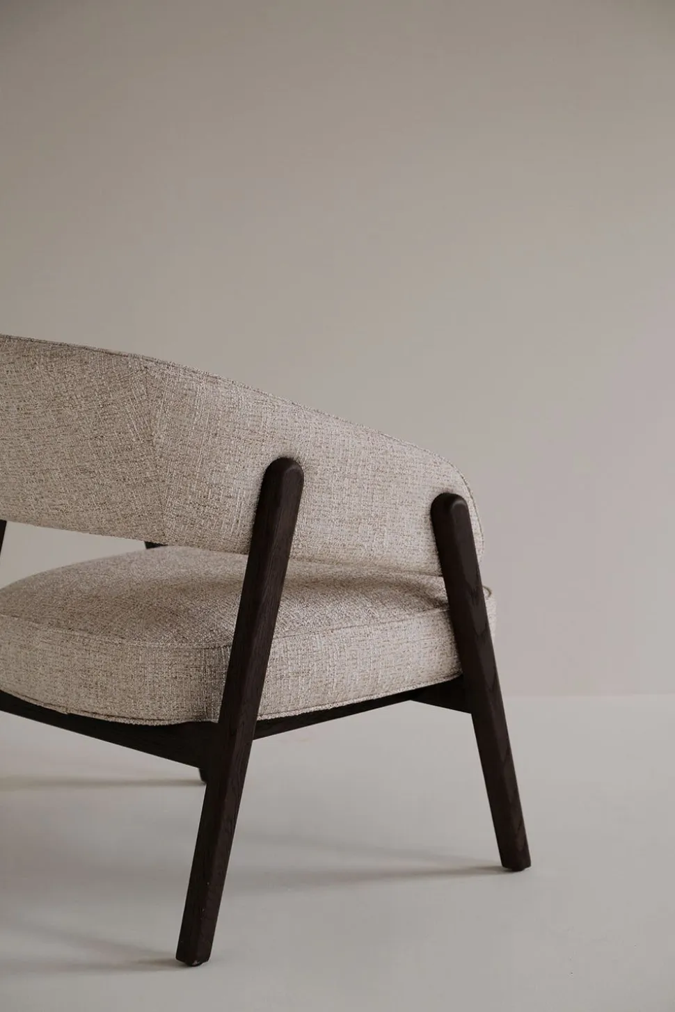 Barnaby Loungestol | Ljusbeige/Brun Ek